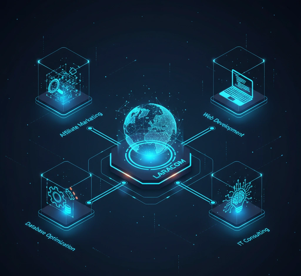 Laracom Hero Graphic